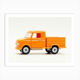 Toy Car Orange Truck Art Print