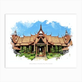 National Museum Of Cambodia, Phnom Penh, Cambodia Art Print