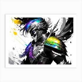 Knight In Armor Art Print