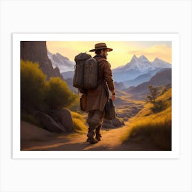 Man In A Hat Art Print