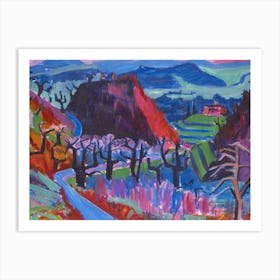 'Landscape With Trees' 1 Art Print