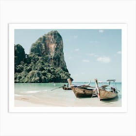 Railay Beach In Thailand Art Print