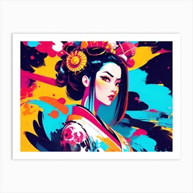 Geisha 129 Art Print