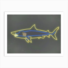 Neon Bigeye Thresher 2 Art Print