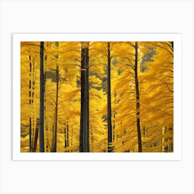 Autumn Trees 3 Art Print