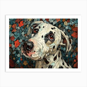 Dalmatian Fine Art Portrait 1 Art Print