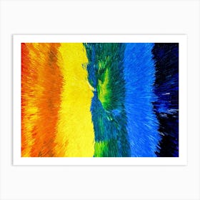 Acrylic Extruded Painting 114 Art Print