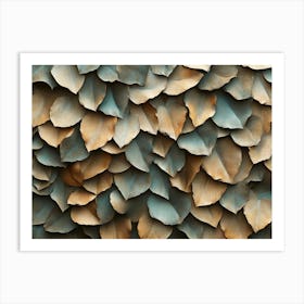 Abstract Leaves 1 Art Print