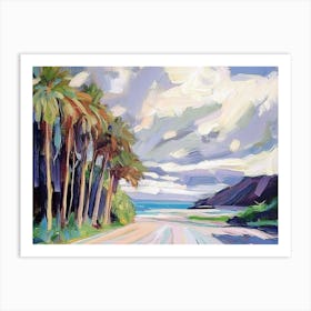 Road To The Beach Art Print