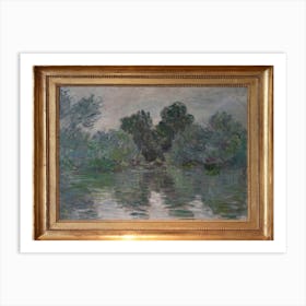 Un Bras De Seine Près De Vétheuil, Claude Monet Art Print