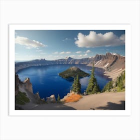 Crater Lake Art Print