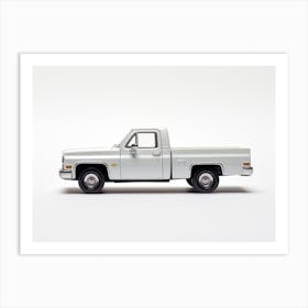 Toy Car 83 Chevy Silverado White 2 Art Print