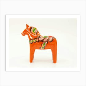 Swedish Dala Horse Red Art Print