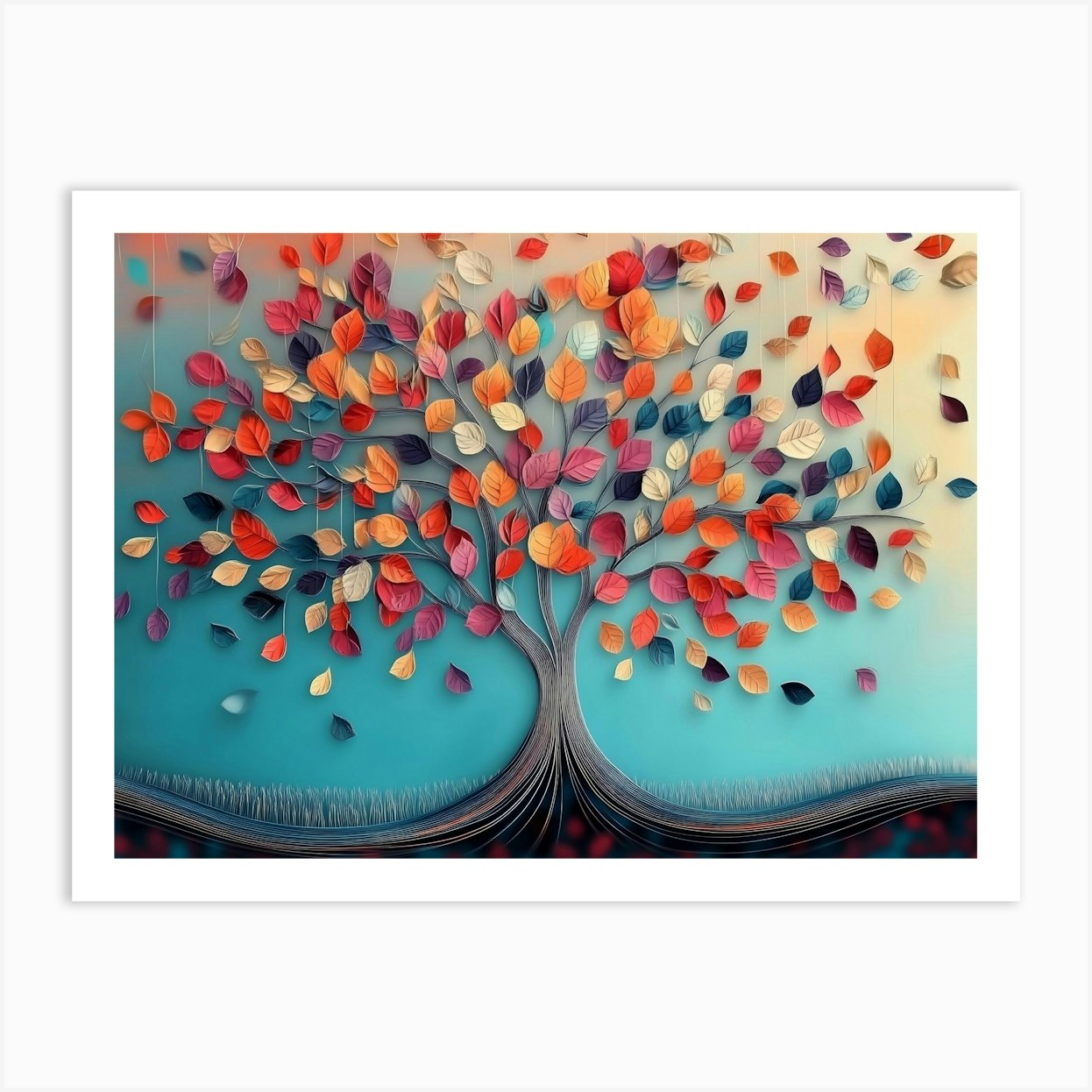 Tree Of Life 238 Art Print by Divine Studio