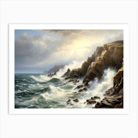 Stormy Seas 5 Art Print