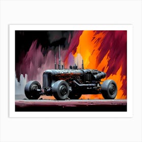 'The Car' Art Print