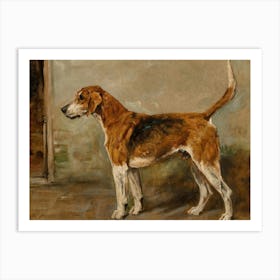 Vintage Foxhound Art Print