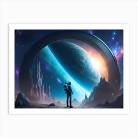 Truth Trek Cosmic Psychonaut Art Print