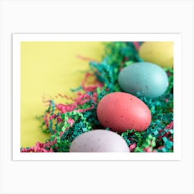 Colorful Easter Eggs 6 Art Print