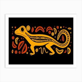 Lizard 12 Art Print