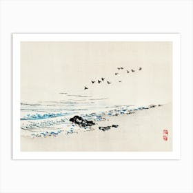 Birds At The Beach Art Print