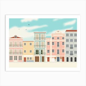 Colorful Lisbon, Portugal Art Print