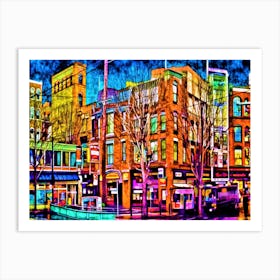 Gastown Vancouver - Downtown Vancouver Art Print