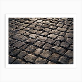 Cobblestone Road 2 Art Print