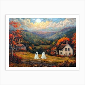 Ghosts In The Country Art Print