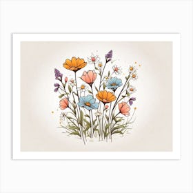 Wildflowers 3 Art Print