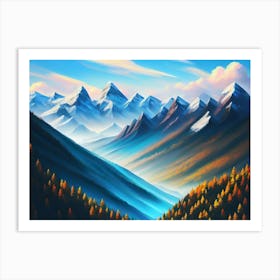 Mountain Landscape 32 Art Print