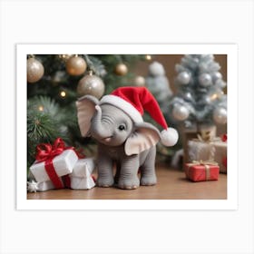 Christmas Animals 10 Art Print