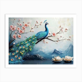 Peacock 44 Art Print