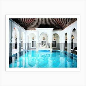 Indoor Swimming Pool Art Print