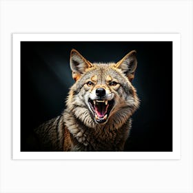 Wolf Profile Art Print