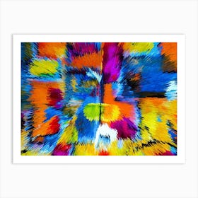 Acrylic Extruded Painting 111 1 Art Print