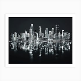 City Skyline Art Print