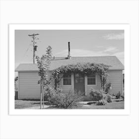 Houses For Permanent Farm Workers At The Fsa (Farm Security Administration) Farm Family Migratory Labor Camp Art Print