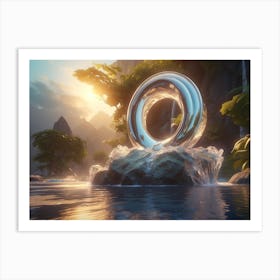 Ring Of Light Art Print