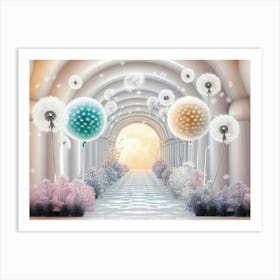 Dandelion Archway Art Print