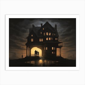 Haunted House Art Print