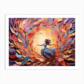 Dancer In The Wind Art Print