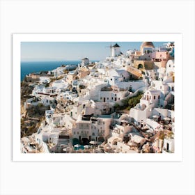 Oia Village 1 Art Print