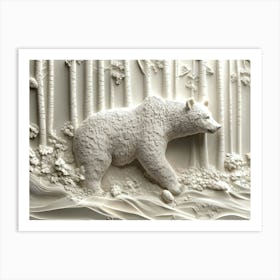 Beautiful Bear 3d 1 Art Print