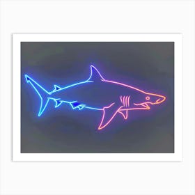 Aqua Hammerhead Shark 4 Art Print