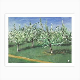 Apple Tree Garden Art Print