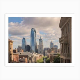 Philadelphia Skyline 4 Art Print