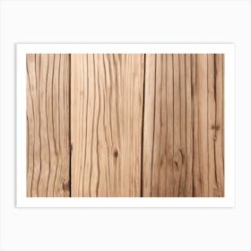 Brown wood plank texture background 3 Art Print