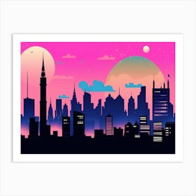 London Skyline 3 Art Print