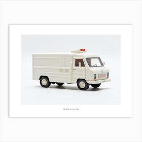Toy Car Mail Truck Poster Art Print
